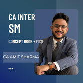 CA Inter SM Concept Book+QB by CA Amit Sharma | For Jan 26 & May 26 Exams